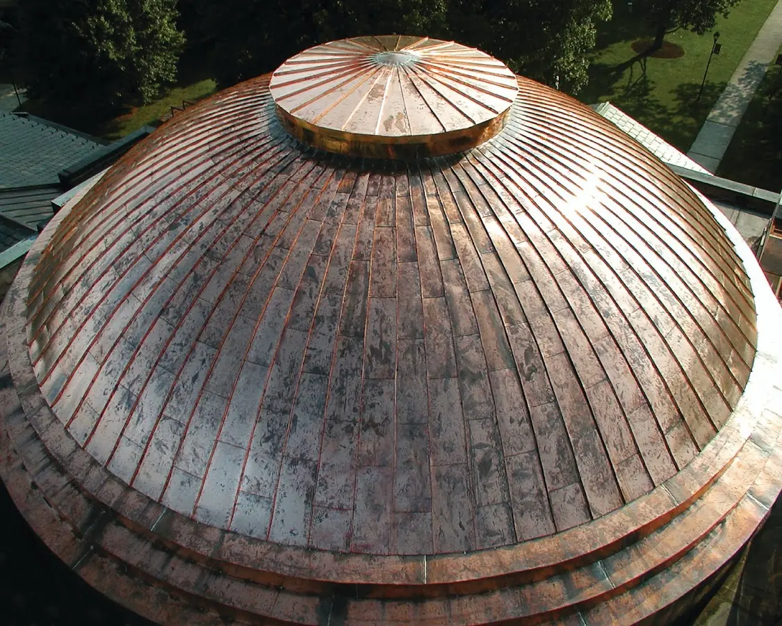 Craftsman Roofing crew installing a new roof in Jamestown Village